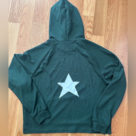 Star Print Hoodie - Picture 1 of 4